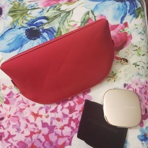 Dolce & gabbana pouch and mirror set